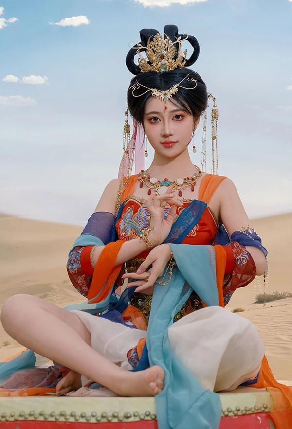 极品女神年年敦煌飞天飘飘若仙无圣光唯美图集(2)