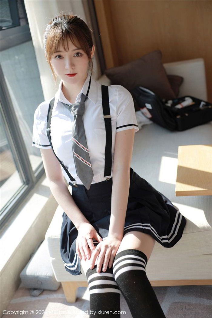 模范学院yoo优优清纯校服系列写真(26)