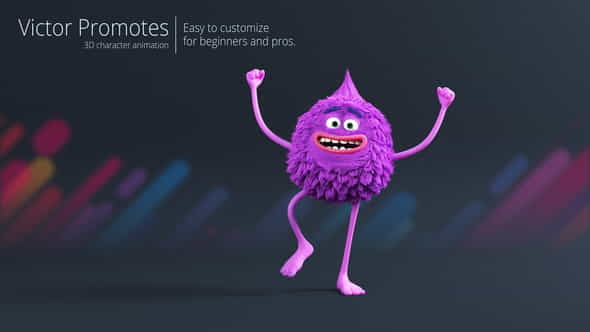 Victor Promotes - 3D Character - VideoHive 22235525