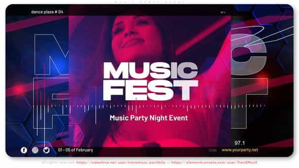Music Party Event - VideoHive 35656857