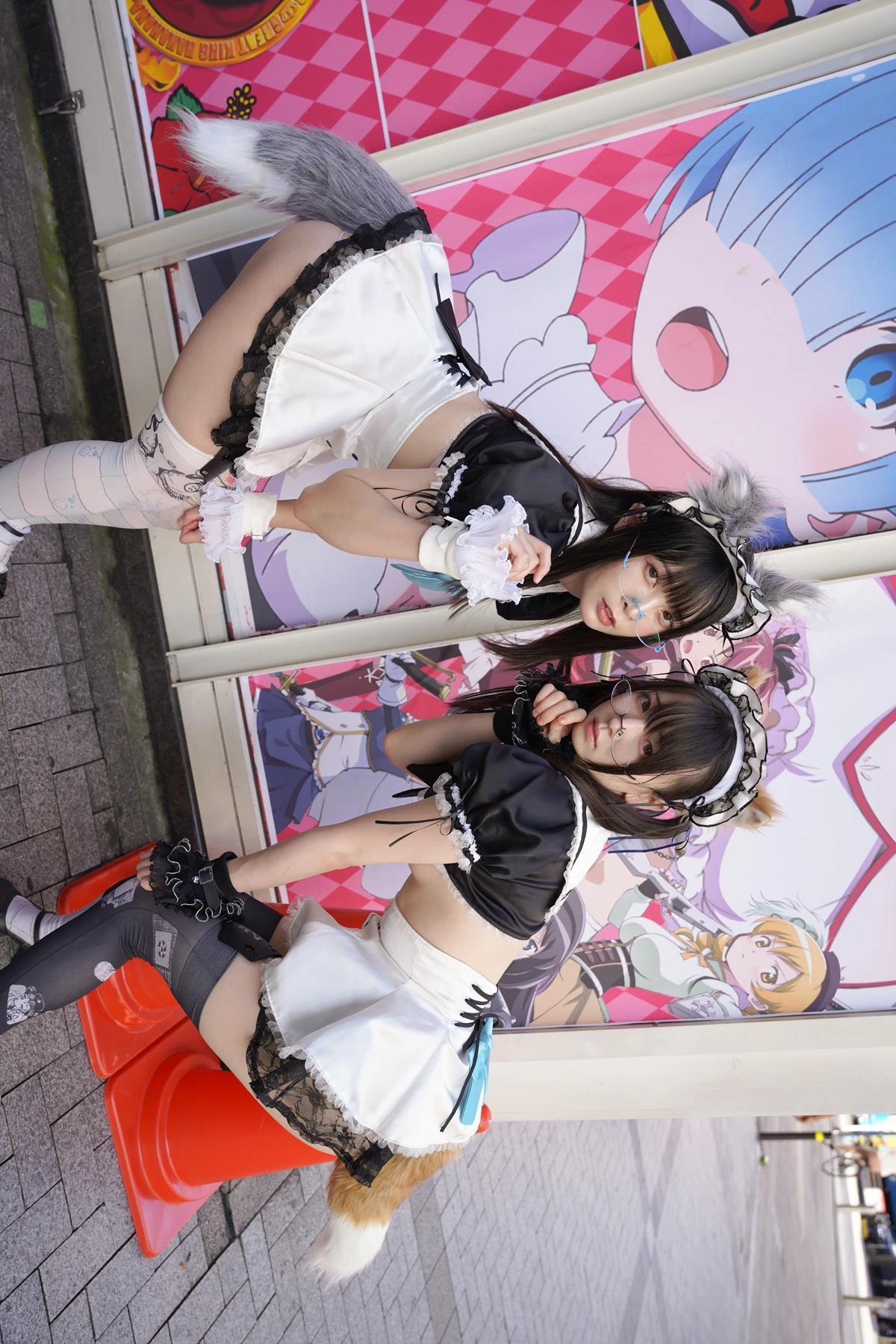 Sui Utatane うたたね翠, Mizuna Shione 水那しおね, 写真集 「野生のメイドがあらわれた！」 Set.03(16)