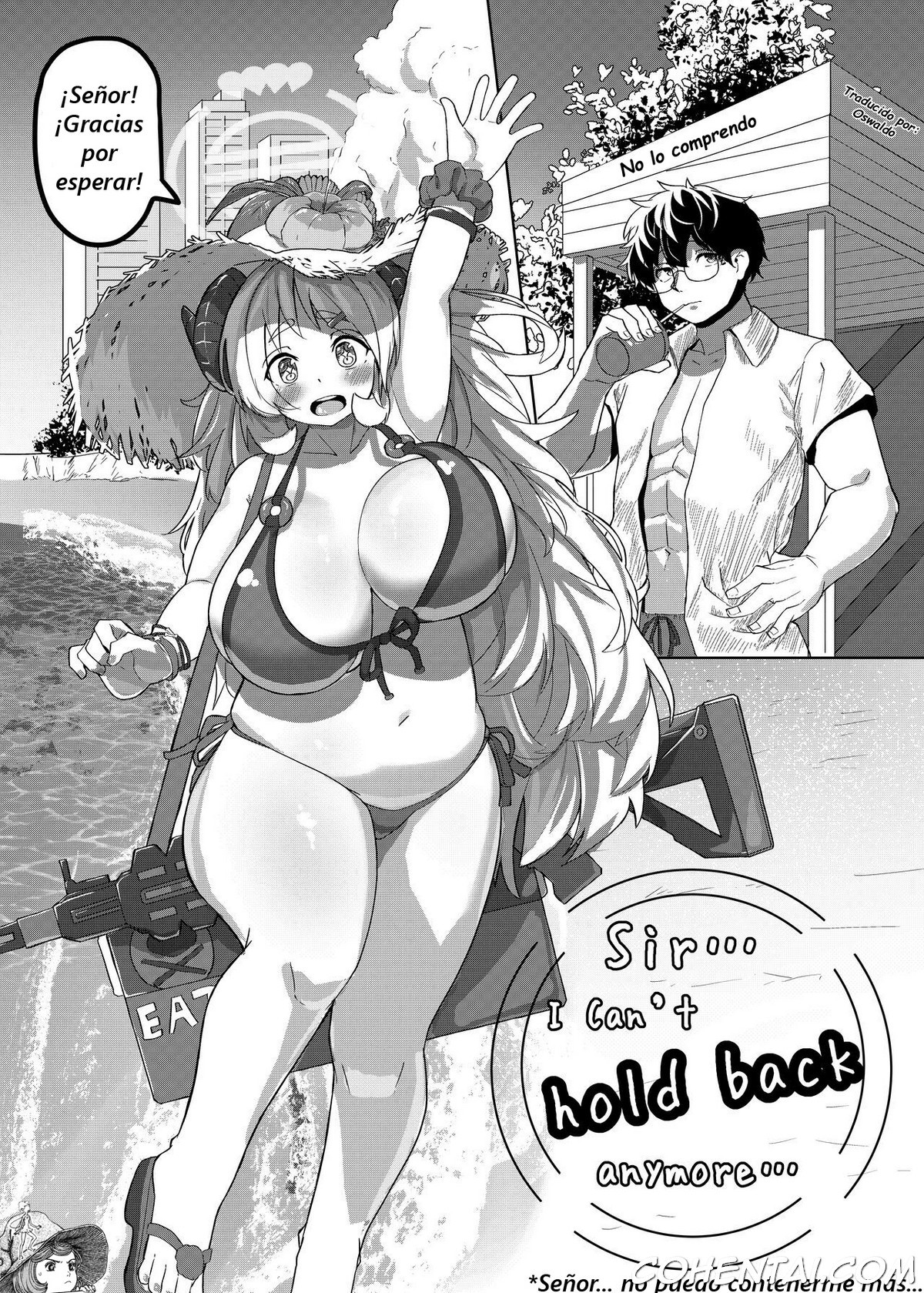 Sensei… Watashi mou Gamandekinai yo… (Blue Archive) xxx comics manga porno doujin hentai español sexo 