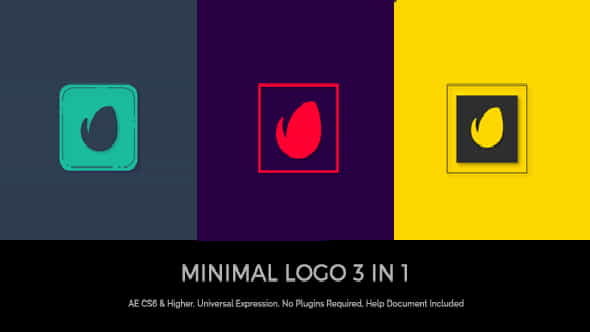 Minimal Logo 3 In 1 - VideoHive 19921868