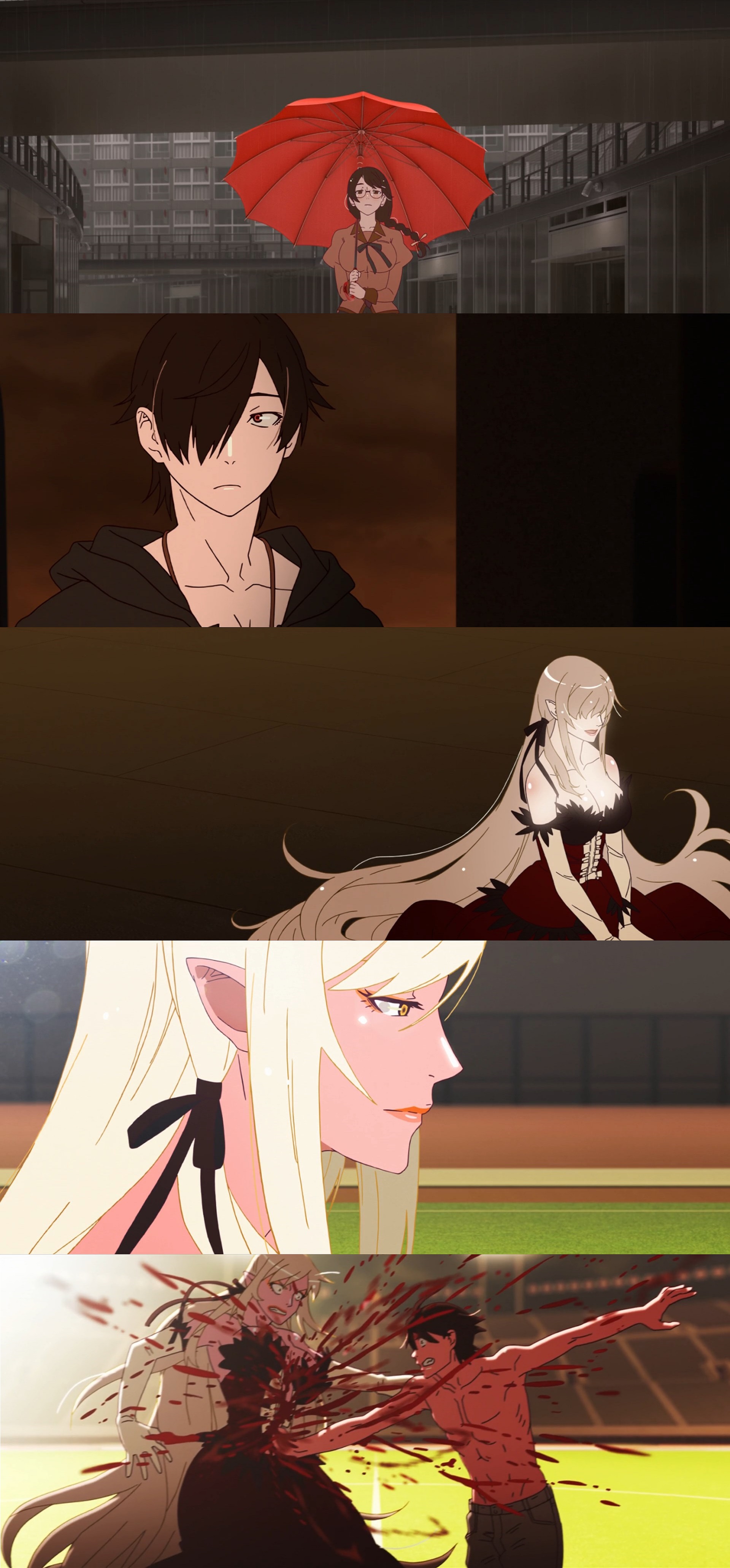 Kizumonogatari III: Reiketsu-Hen (2017) Brrip 1080p (60 FPS) Japonés  Subtitulado -60 FPS WORLD