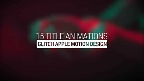 Glitch Titles - VideoHive 15558093