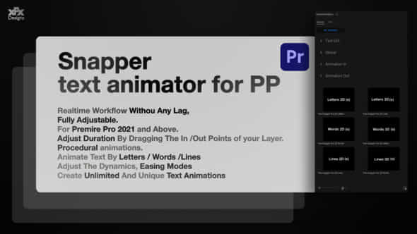 Snapper Text Animator - VideoHive 37329435