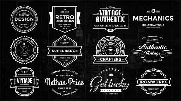 Authentic Vintage Titles - VideoHive 46405528