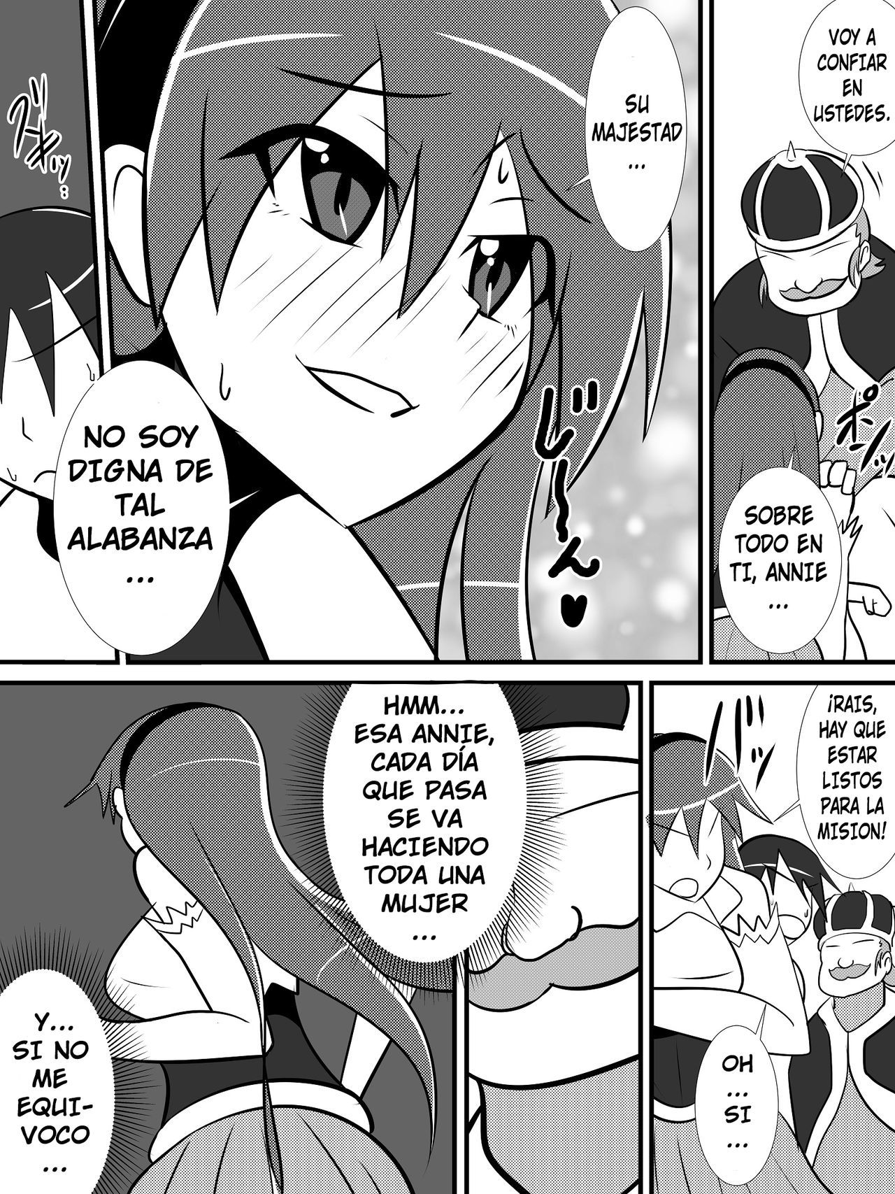 [Haneinu] Osananajimi no Onna Kishi ga Oujo ni Naru Made Zenpen [Yumrod] [Spanish]