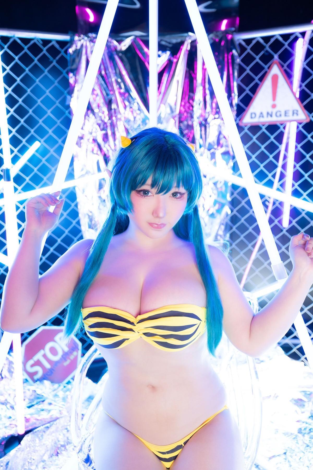 Cosplay SAKUサク Lum ラム うる星やつら Set.04(9)