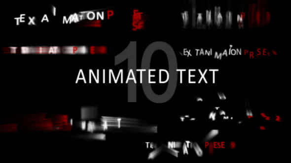 Animated text - VideoHive 3898839