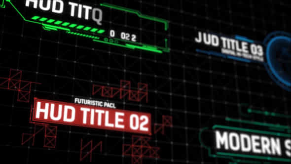 Hud Titles - VideoHive 27879249