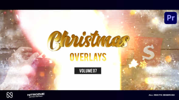 Christmas Overlays Vol 07 For Premiere Pro - VideoHive 49585419