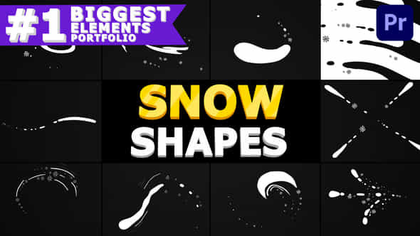 Snow Shapes - VideoHive 29532741