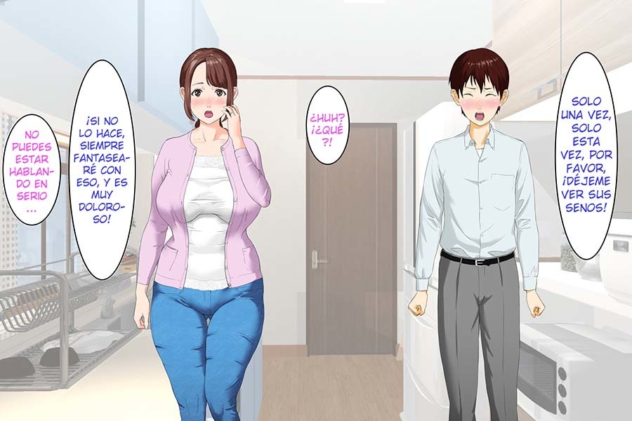 [Hy-dou (Hyji)] Kinjo Yuuwaku Daisandan <Tomodachi no Okaa-san Hen> Zenpen [Spanish]