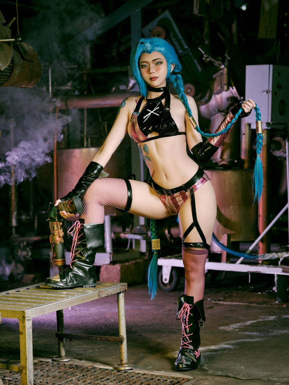 Cosplay ZinieQ Jinx Arcane(2)