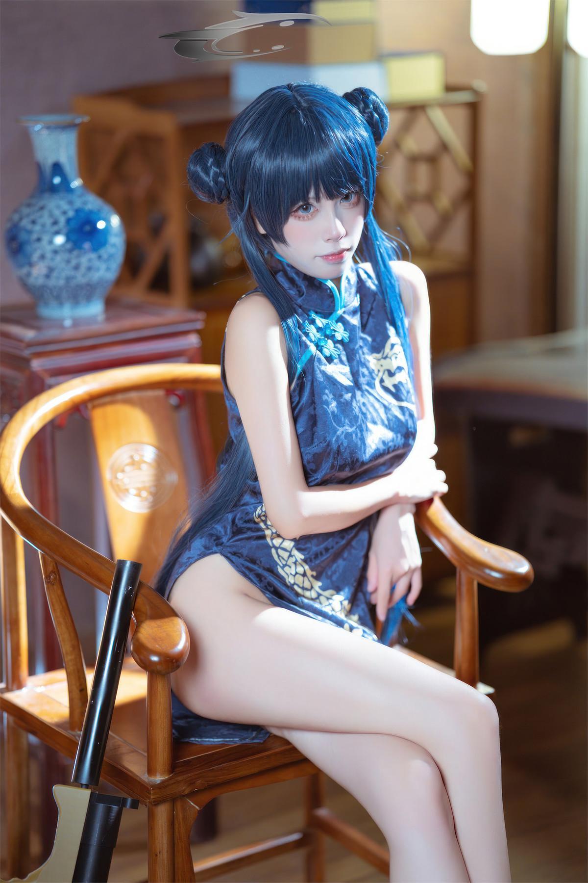 Cosplay 是三不是世w 碧蓝档案 妃咲旗袍(39)