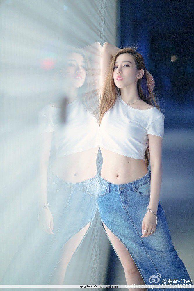 雪儿Cher(曲雪) 微博时尚自拍写真图图片(24)