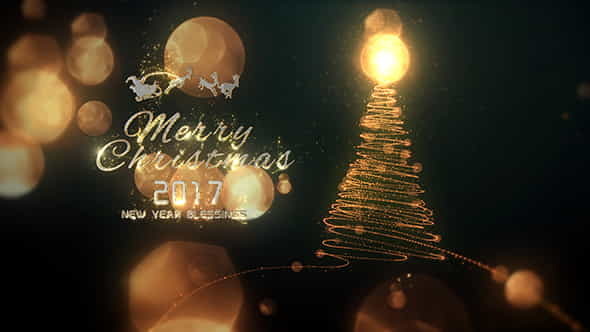 Christmas Particle Logo - VideoHive 19158068