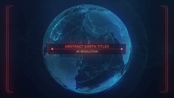Earth Abstract Titles - VideoHive 31679892