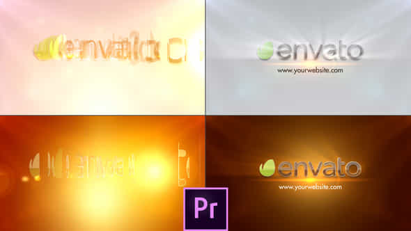 Elegant Rays Logo - VideoHive 34157903