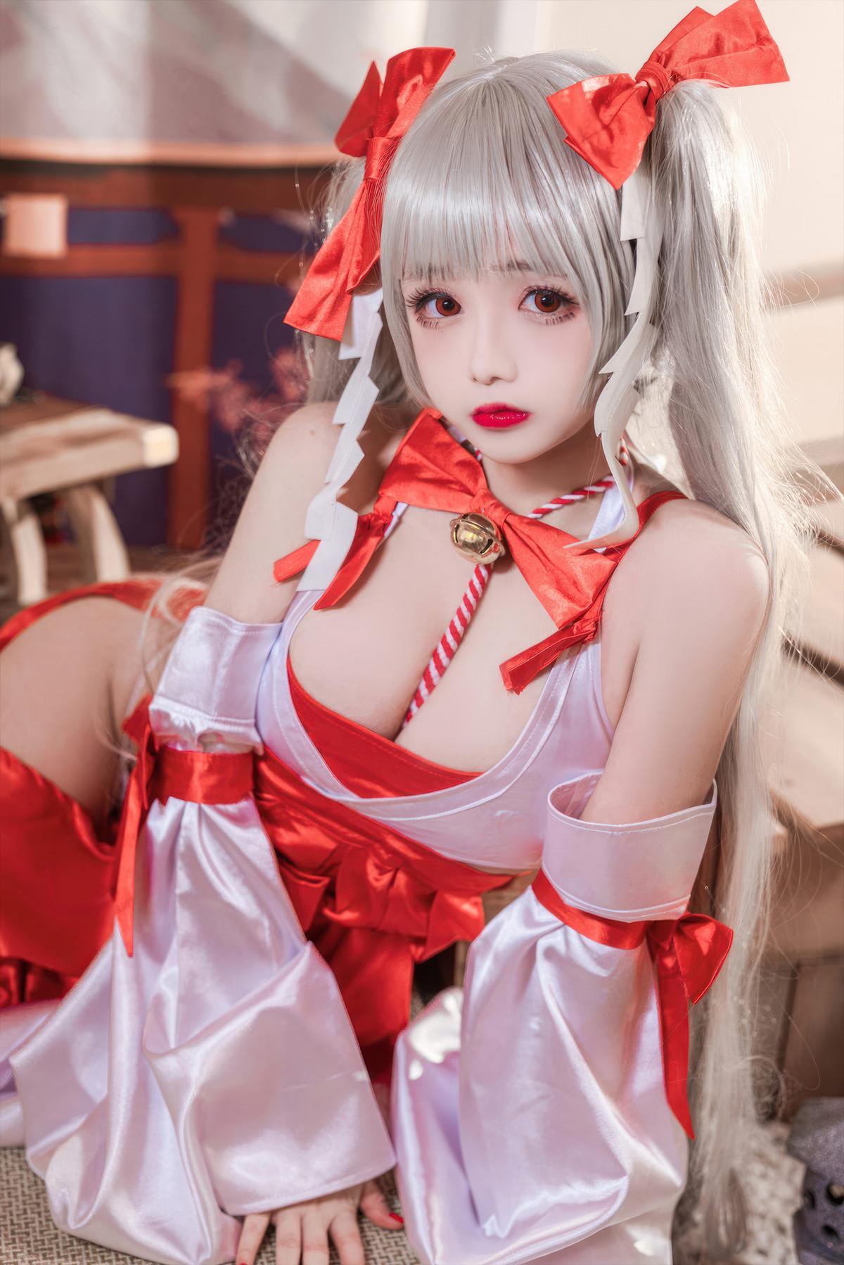 Cosplay Rinaijiao日奈娇 碧蓝航线 可畏巫女(3)