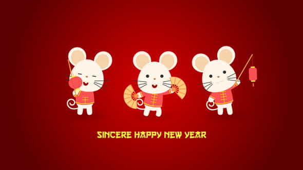 Chinese New Year Greeting - VideoHive 25185771