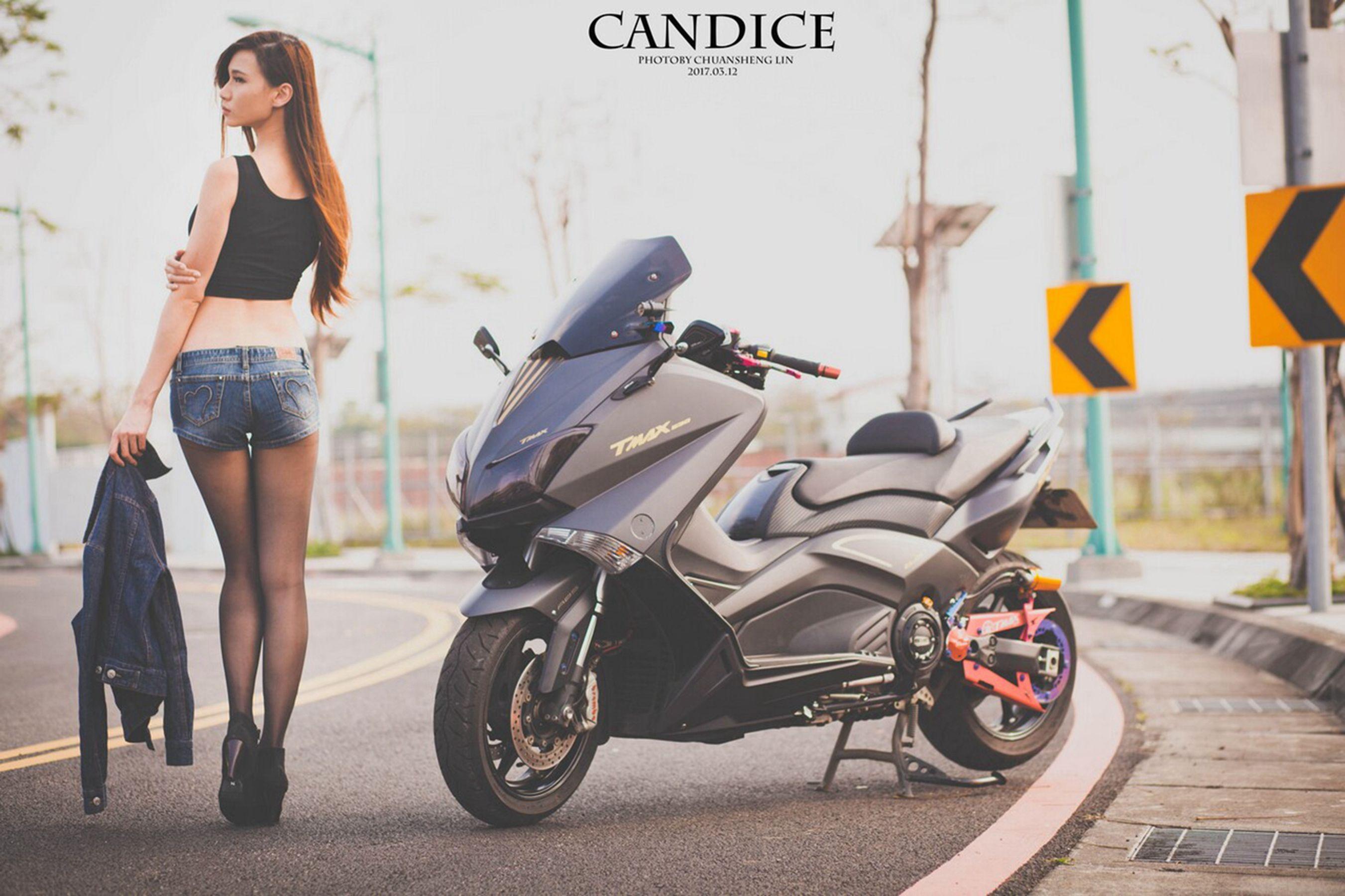 蔡译心Candice《动感时尚机车女郎》 [台湾女神] 写真集(44)