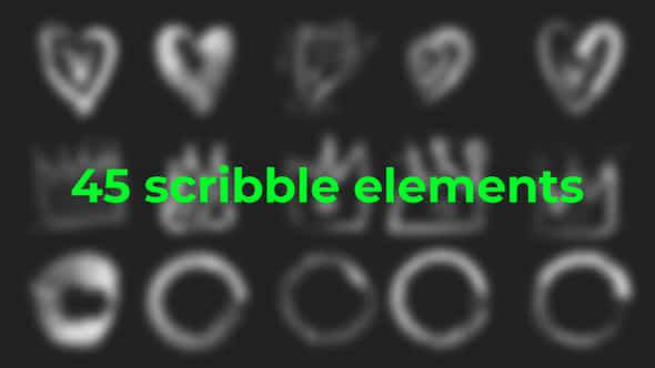 Scribble Elements - VideoHive 52089964