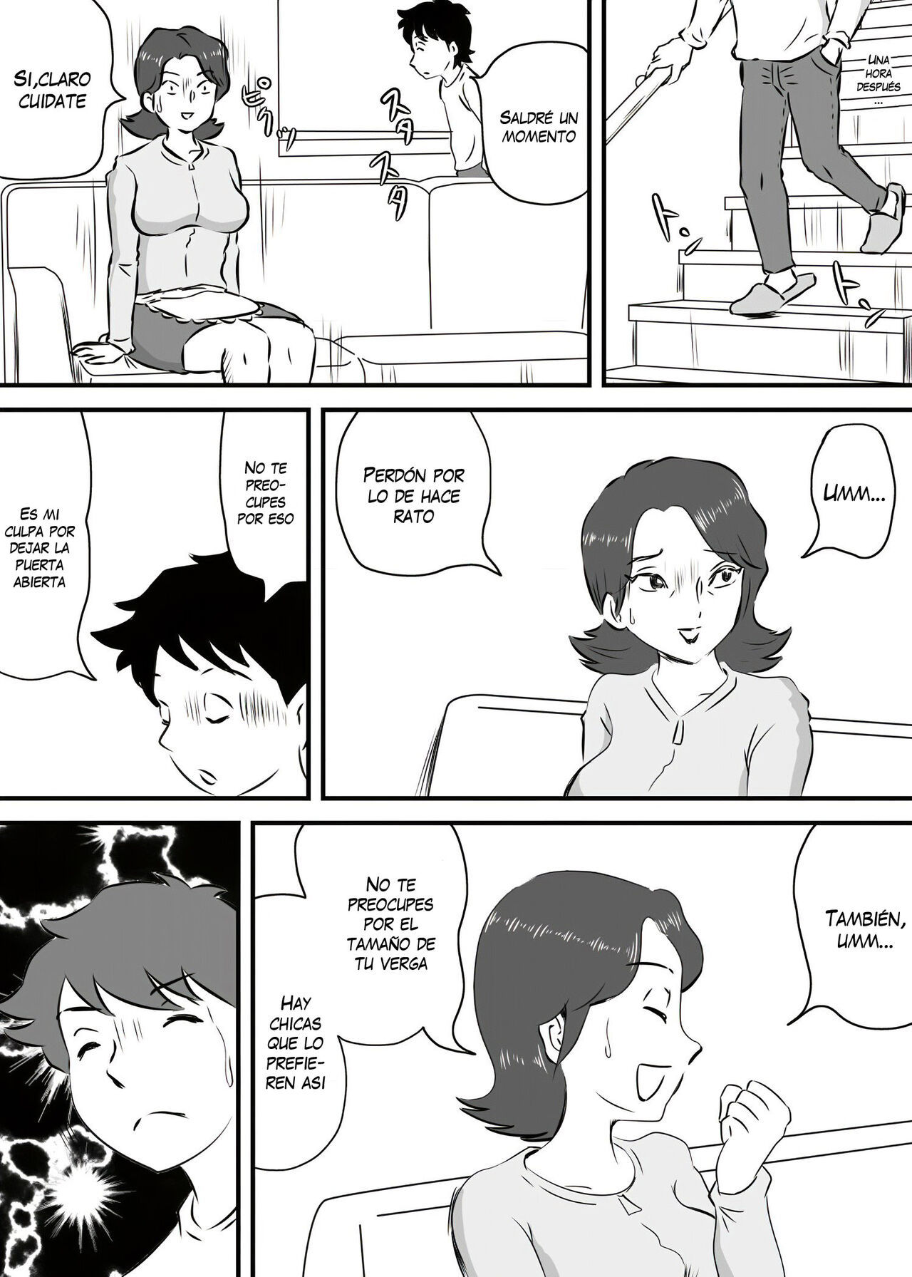 [Momoziri Hustle Dou] Okaa-san to Tanshou Musuko [Spanish] (