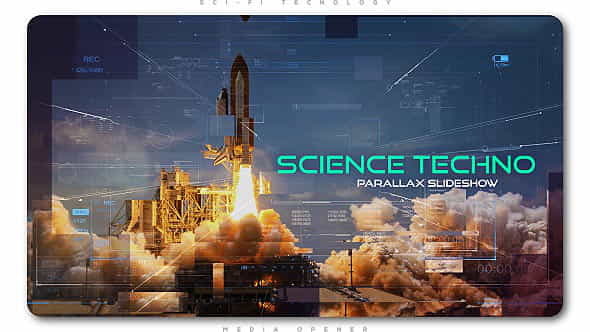 Science Techno Parallax Slideshow - VideoHive 20596470