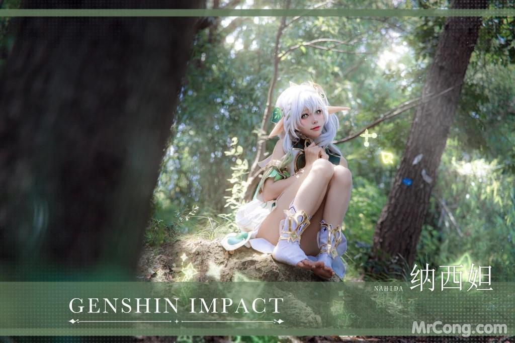 Coser@黏黏团子兔: 万年萝莉纳西妲&0.2s (65 photos )(64)