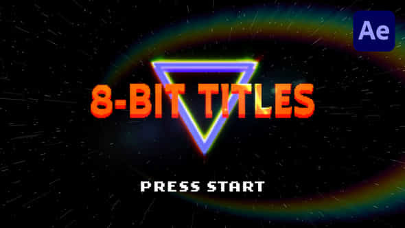 8Bit Titles - VideoHive 57143523