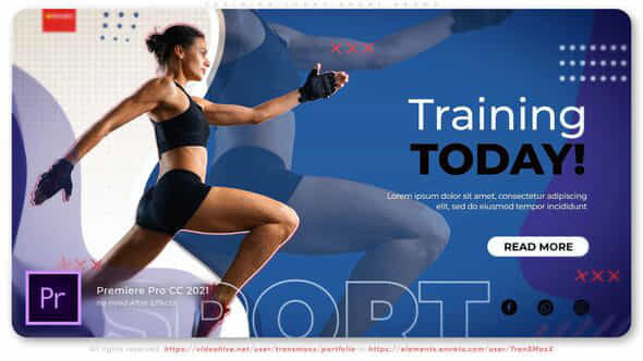 Training Today Sport - VideoHive 38434504