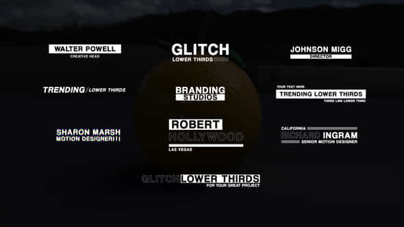 Glitch Titles - VideoHive 39104438
