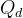 Q_{d}