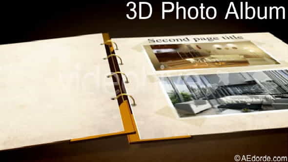 3D Photo Album - VideoHive 79753