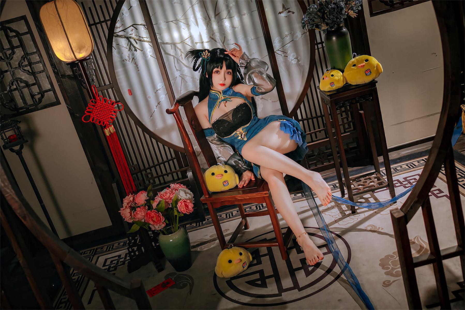 Cosplay Rinaijiao日奈娇 碧蓝航线 大潮旗袍(1)