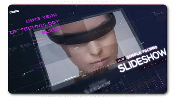 Simple Techno Slideshow - VideoHive 23636254