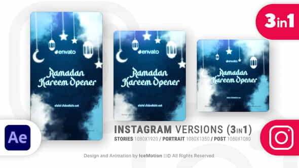 Instagram Ramadan Kareem Intro || - VideoHive 36739224