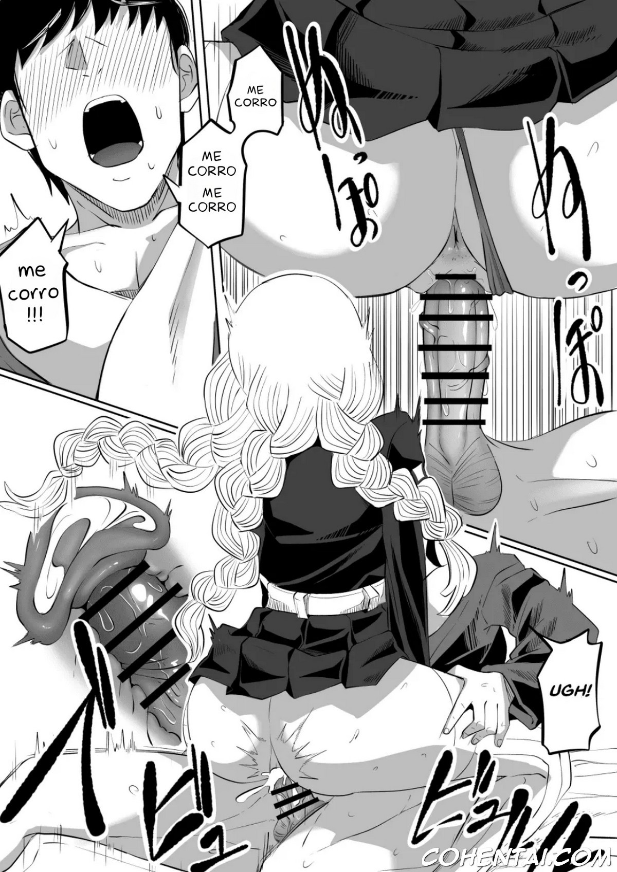 Bitch Kanroji Mitsuri 1-4 (Kimetsu no Yaiba) xxx comics manga porno doujin hentai español sexo Kimetsu No Yaiba | Demon Slayer Mitsuri Kanroji