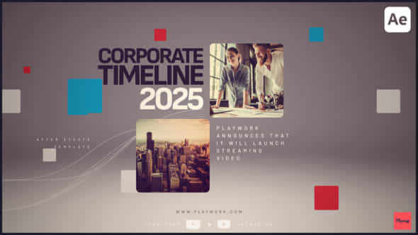 Corporate Timeline - VideoHive 58404993