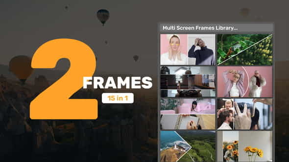 Multi Screen Frames - VideoHive 39216160