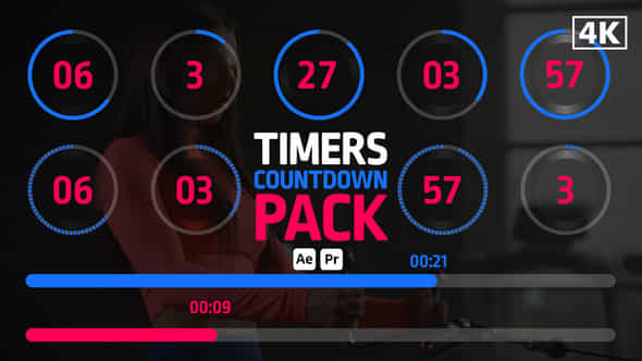 Timers Countdown Pack - VideoHive 46053555