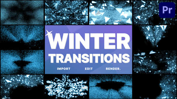 Ice Winter Transitions - VideoHive 42097937