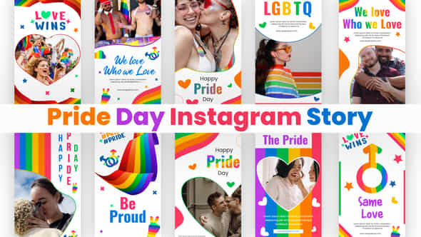 Pride Day Instagram - VideoHive 35491951