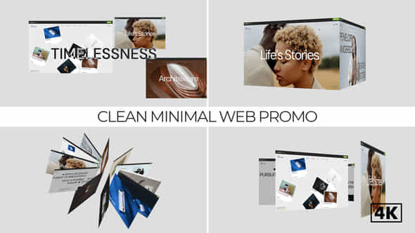 Clean Minimal Web Promo - VideoHive 52990772