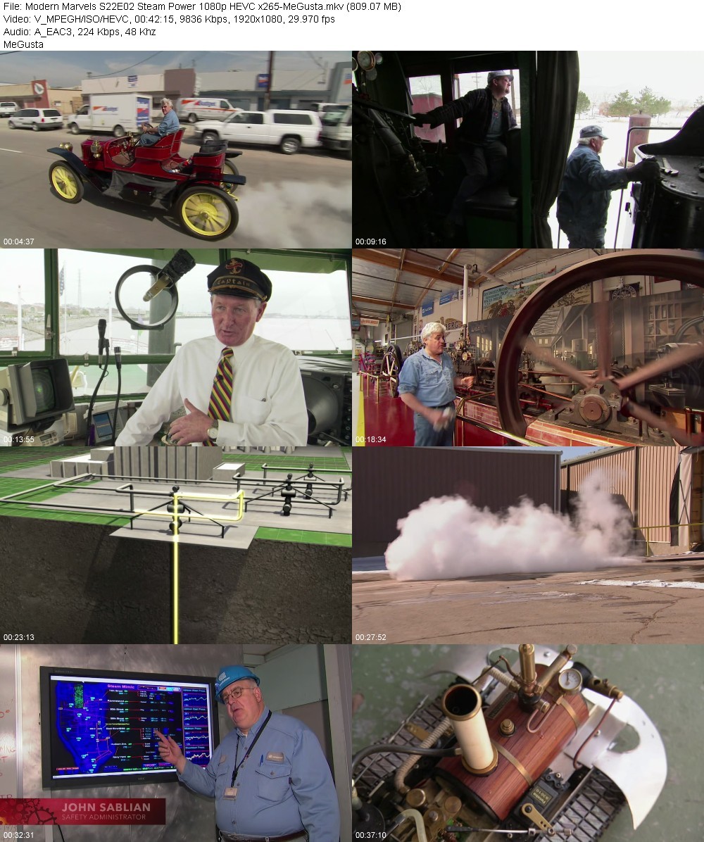 Modern Marvels S22E02 Steam Power 1080p HEVC x265-MeGusta