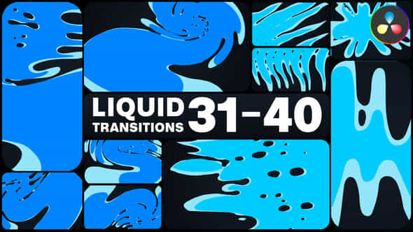 Liquid Transitions For Davinci Resolve - VideoHive 52087436