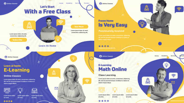 Online Classes Intro - VideoHive 50279910