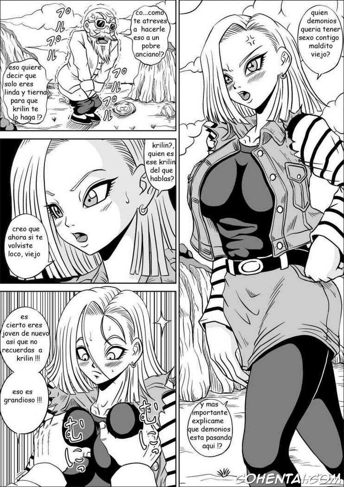 Kame Sennin no Yabou (Dragon Ball Z) xxx comics manga porno doujin hentai español sexo 